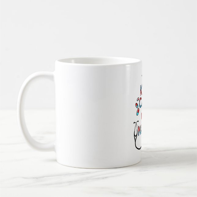 keep calm iam nurse  coffee mug (Left)