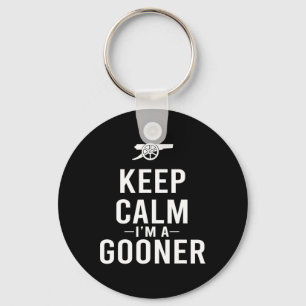 Keep Calm I'm A Gooner Jersey Key Ring