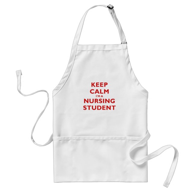 Keep Calm Im a Nursing Student Standard Apron (Front)