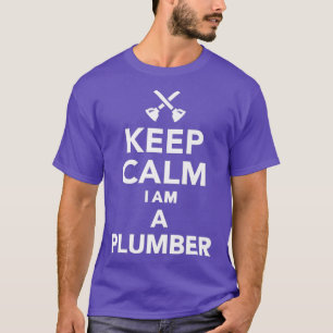 Keep calm Im a plumber Premium T-Shirt