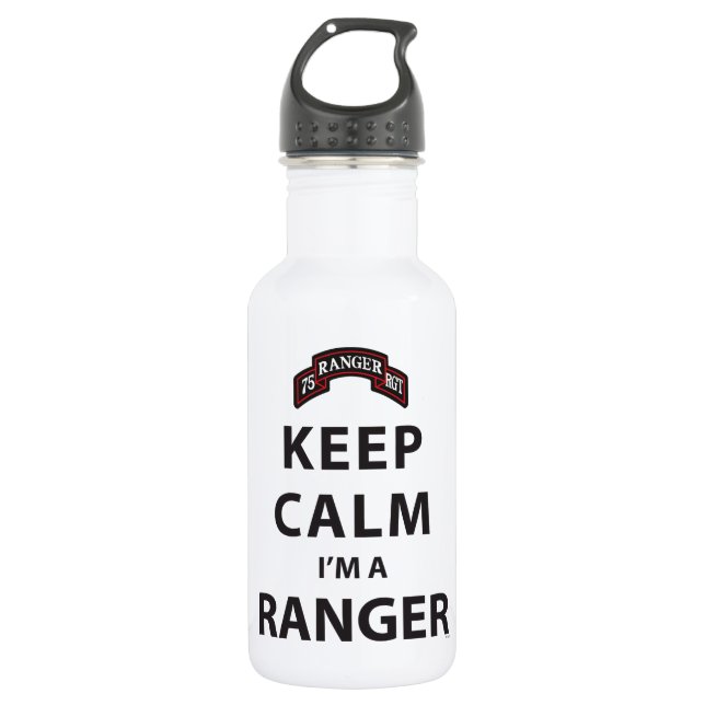 KEEP CALM I'M A RANGER 532 ML WATER BOTTLE (Front)