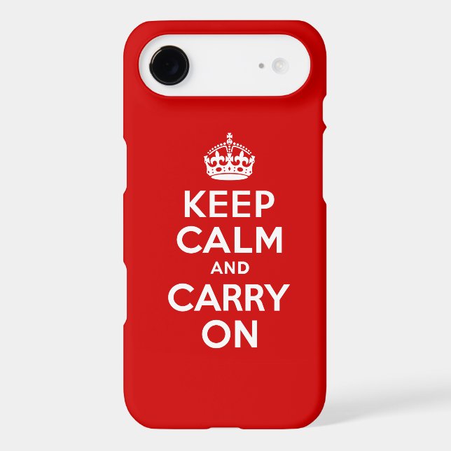 Keep Calm iPhone 6 case (Back)