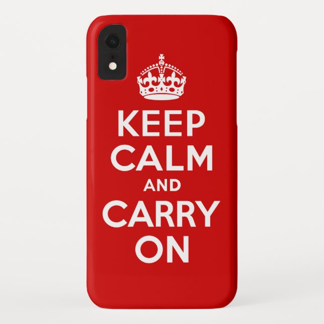 Keep Calm iPod Touch Barely There Case (Back)