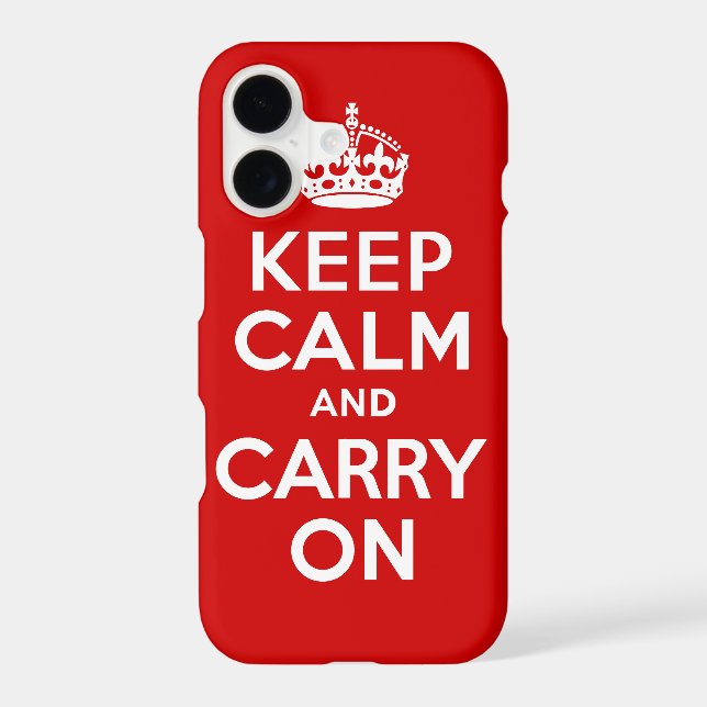 Keep Calm iPod Touch Barely There Case (Back)