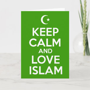 Keep Calm Islamic Card