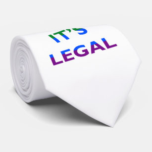 Keep Calm It’s Legal Support LGBT Tie