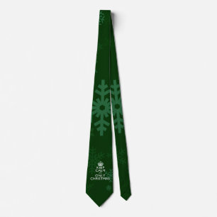 Keep Calm It's Only Christmas Tie