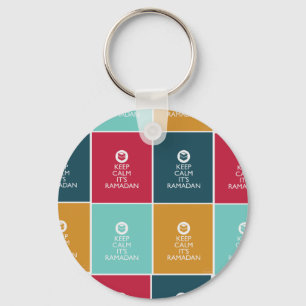 keep calm its ramadan! key ring