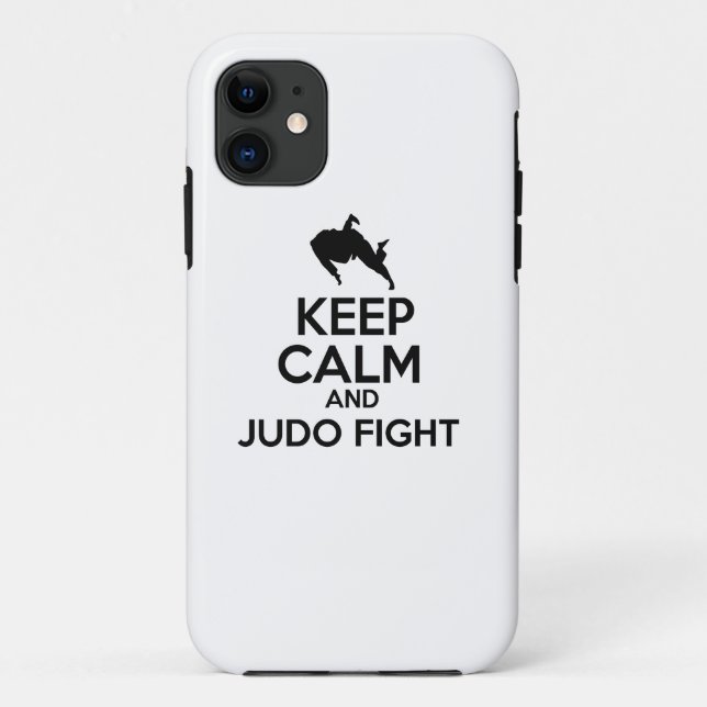 Keep calm Judo designs Case-Mate iPhone Case (Back)