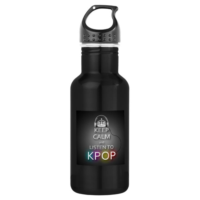 KEEP CALM (Kpop version) 532 Ml Water Bottle (Front)