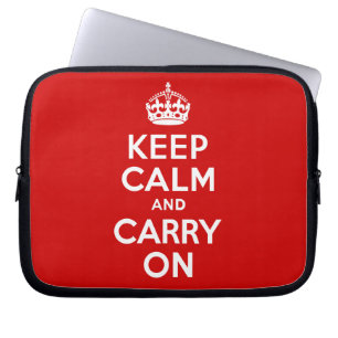 Keep Calm Laptop Sleeve
