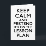 Keep Calm Lesson Plan Card<br><div class="desc">See More at http://Label-Me-Happy.com</div>