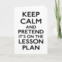 Keep Calm Lesson Plan