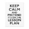 Keep Calm Lesson Plan