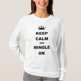 Keep Calm Long Sleeve Front T-Shirt