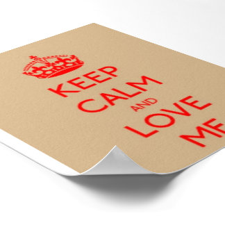 Keep Calm Love ME Value Poster Paper (Matte)