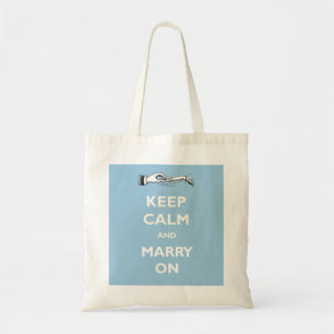 Keep Calm Marry On Tote Bag
