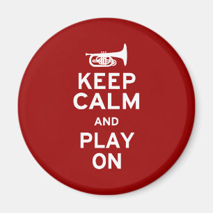 Keep Calm Mellophone Magnet