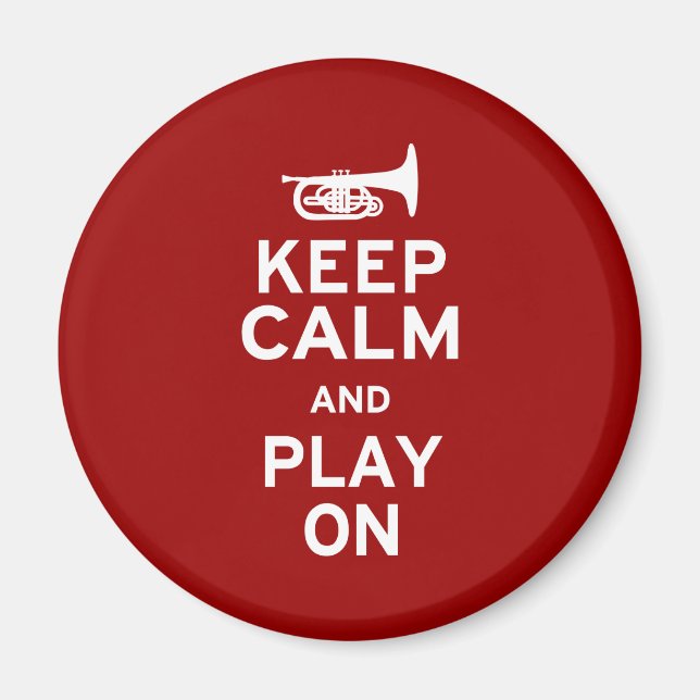 Keep Calm Mellophone Magnet (Front)