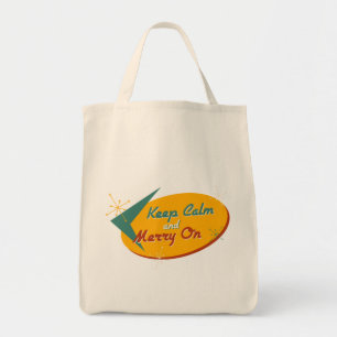 Keep Calm & Merry On Tote Bag