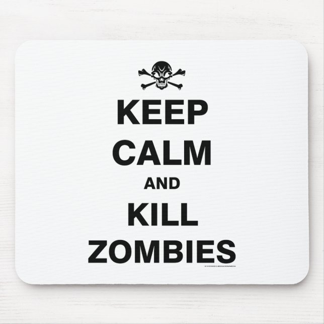 Keep Calm Mouse Pad (Front)