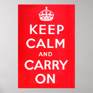 Keep Calm - National Archives Poster