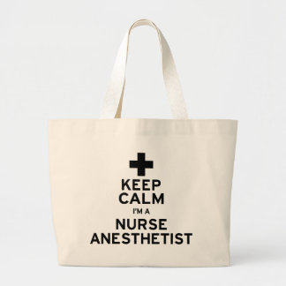 Keep Calm Nurse Anaesthetist Large Tote Bag