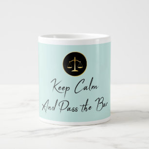 Keep Calm. Pass the Bar. Large Coffee Mug