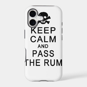 Keep Calm & Pass The Rum iPhone Case-Mate