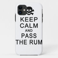 Keep Calm & Pass The Rum iPhone Case-Mate