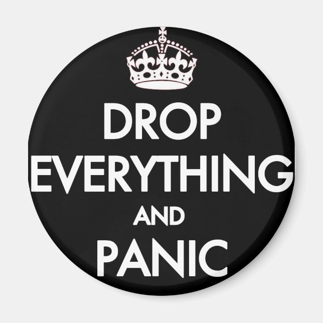 Keep Calm? Pfft! Magnet (Front)