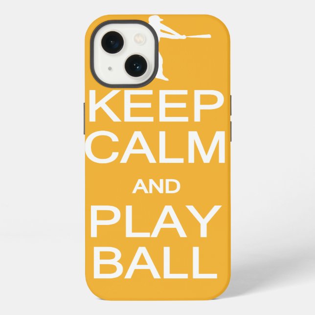 Keep Calm & Play Ball custom cases (Back)