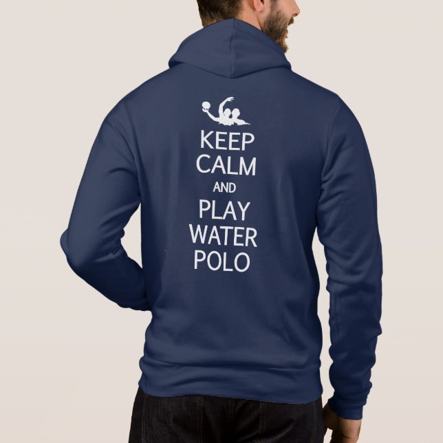 Keep Calm & Play Water Polo custom name (Back)