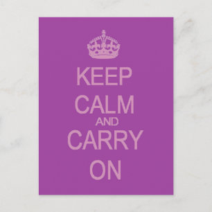 Keep Calm postcard