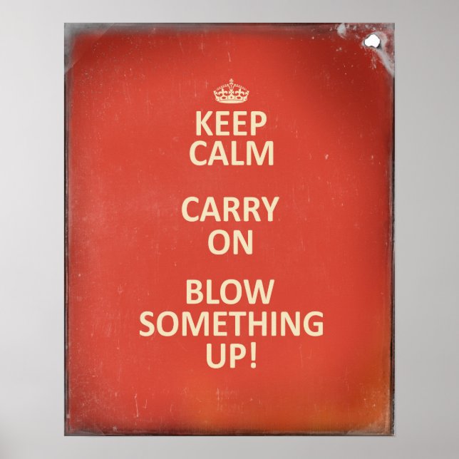 Keep Calm Poster (Front)