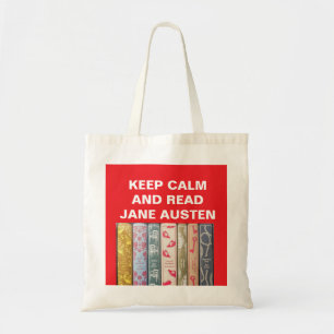 Keep Calm, Read Jane Austen Tote Bag
