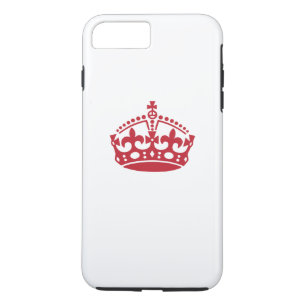 Keep calm red victory crown iPhone 8 plus/7 plus case