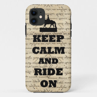 Keep calm & ride on iPhone 11 case