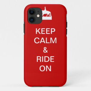 Keep calm & ride on Case-Mate iPhone case