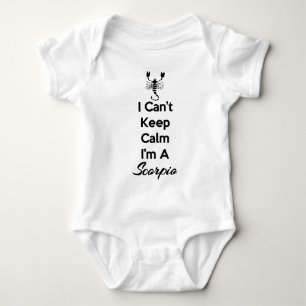 Keep Calm Scorpio Baby Bodysuit