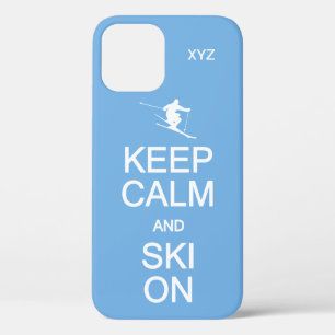 Keep Calm & Ski On custom cases