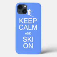 Keep Calm & Ski On custom cases