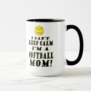 Keep Calm Softball Mug