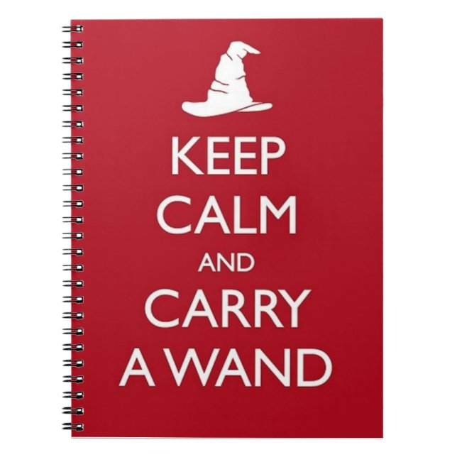 Keep Calm Spiral Notebook (Front)