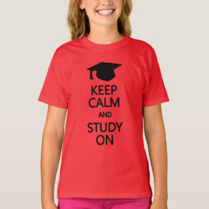 Keep Calm & Study On shirts & jackets