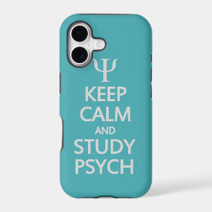 Keep Calm & Study Psych custom iPhone case