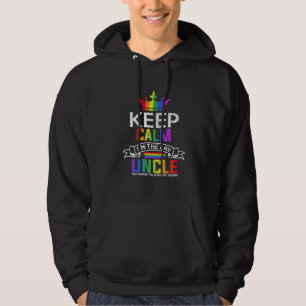 Keep Calm The Gay Uncle Matching Family Lgbt Pride Hoodie