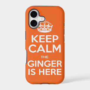 Keep Calm The Ginger Is Here iPhone 5/5s Case