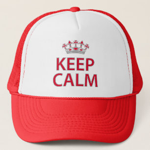 Keep calm trucker hat