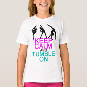 Keep Calm Tumble On Gymnastics T-Shirt